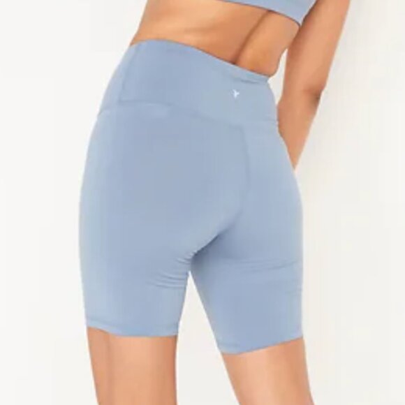 Old Navy High-Waisted PowerPress 8" Biker Shorts for Women | Sz M - Picture 2 of 6